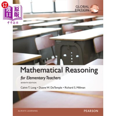 海外直订Mathematical Reasoning for Elementary School Tea... 小学教师数学推理，全球版