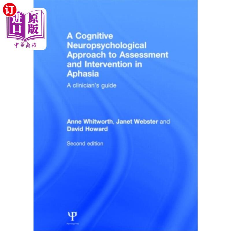 海外直订医药图书Cognitive Neuropsychological Approach to Assessm... 认知神经心理学方法对失语症的评估与干预