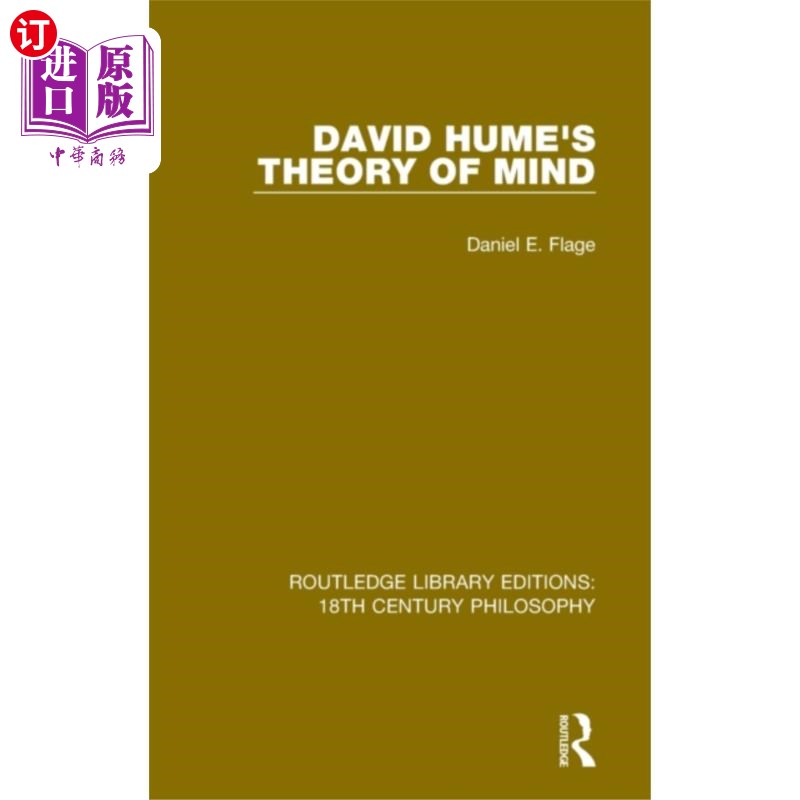 海外直订David Hume's Theory of Mind 大卫·休谟的心智理论