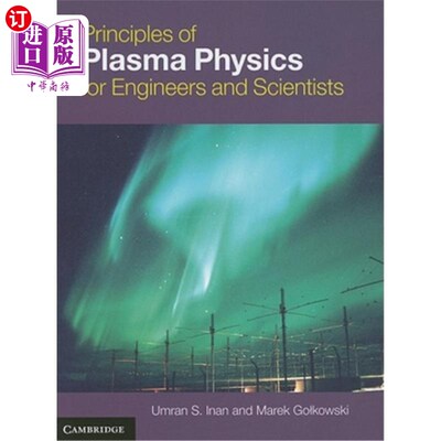 海外直订Principles of Plasma Physics for Engineers and Scientists 工程师和科学家的等离子体物理学原理