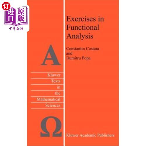 海外直订Exercises in Functional Analysis 功能分析练习