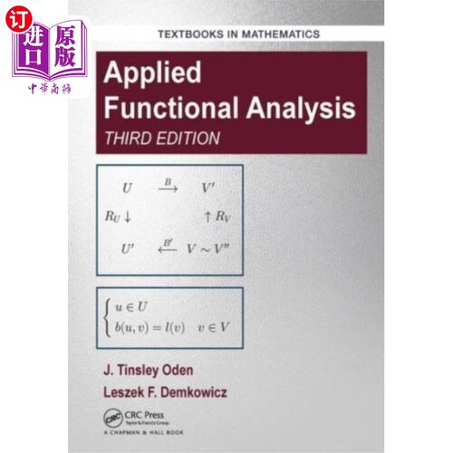 海外直订Applied Functional Analysis 应用功能分析