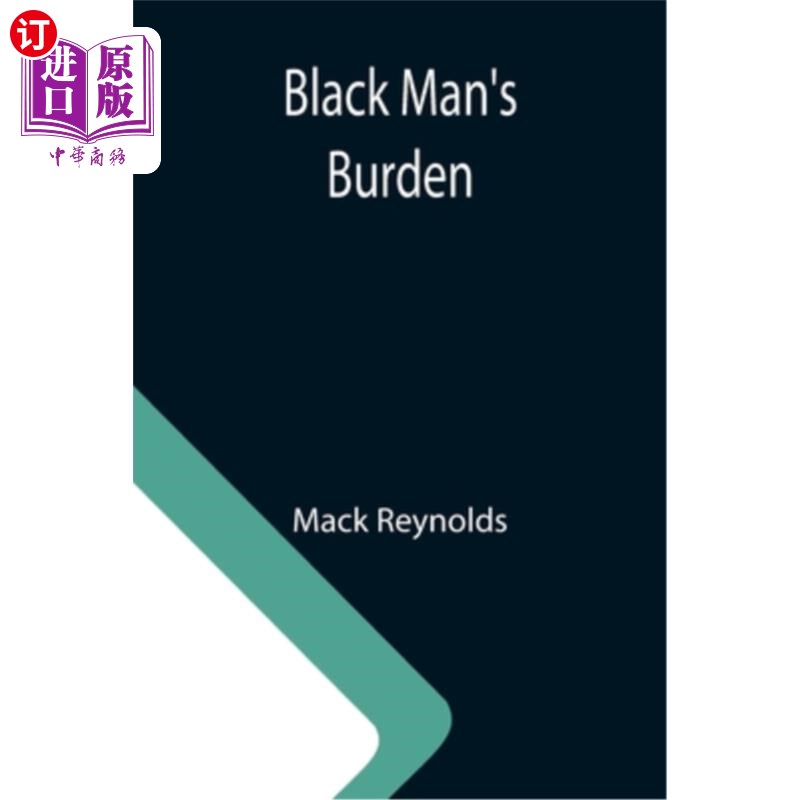 海外直订Black Man's Burden 黑人的负担