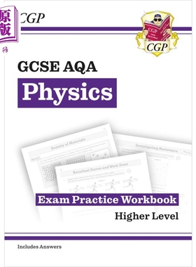 英国CGP GCSE Physics AQA Exam Practice Workbook - Higher (includes answers)【中商原版】
