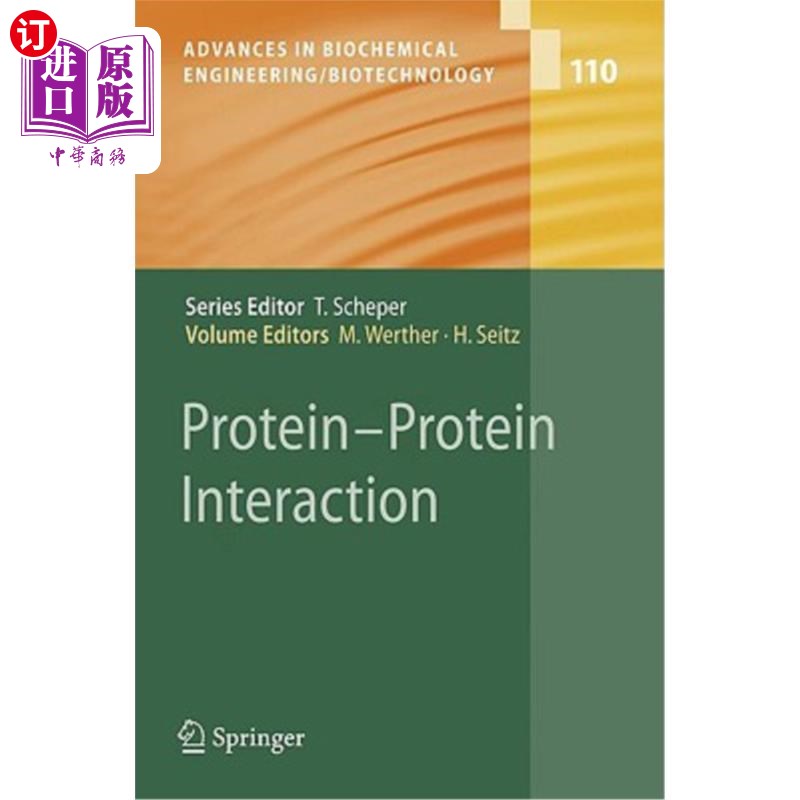 海外直订Protein-Protein Interaction 蛋白质相互作用