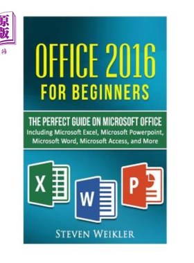 海外直订Office 2016 for Beginners- The Perfect Guide on Microsoft Office: Including Micr Office 201