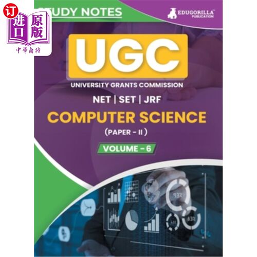 海外直订UGC NET Paper II Computer Science (Vol 6) Topic-wise Notes (English Edition) A C UGC . NET论