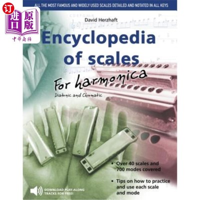 海外直订Encyclopedia of scales for Harmonica 口琴音阶百科全书