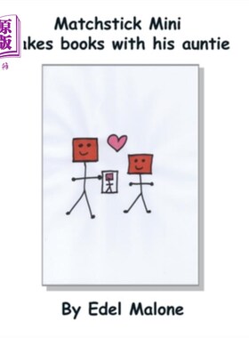 海外直订Matchstick Mini makes books with his auntie 迷你火柴棍和他的阿姨一起做书