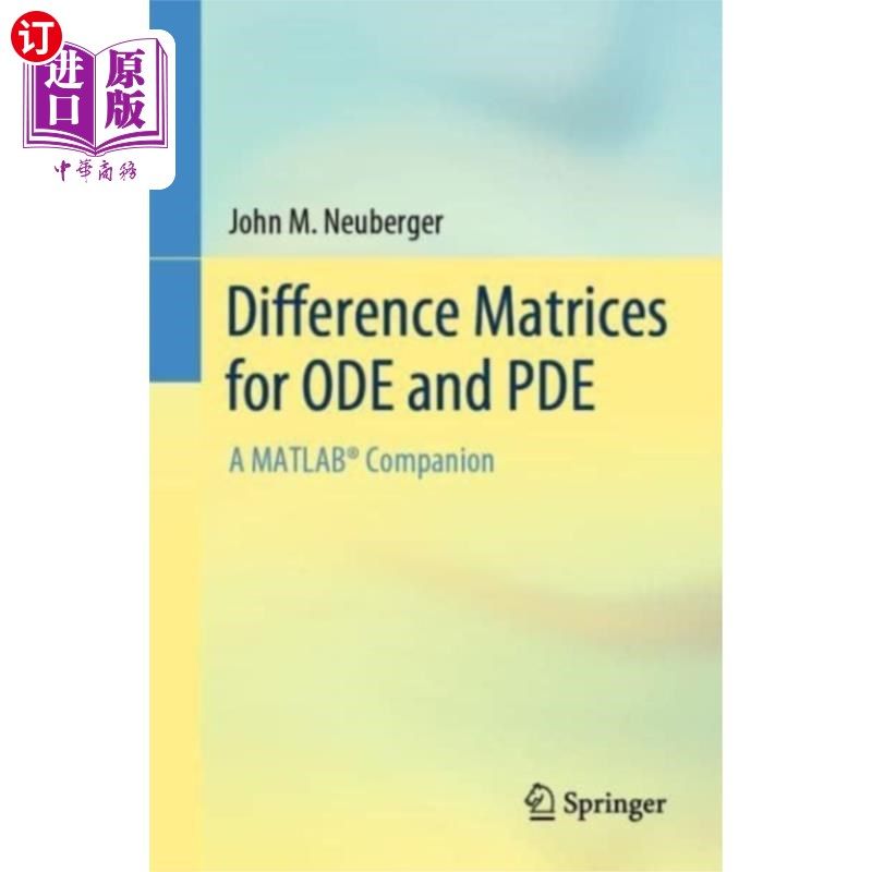海外直订Difference Matrices for ODE and PDE ODE和PDE的差分矩阵