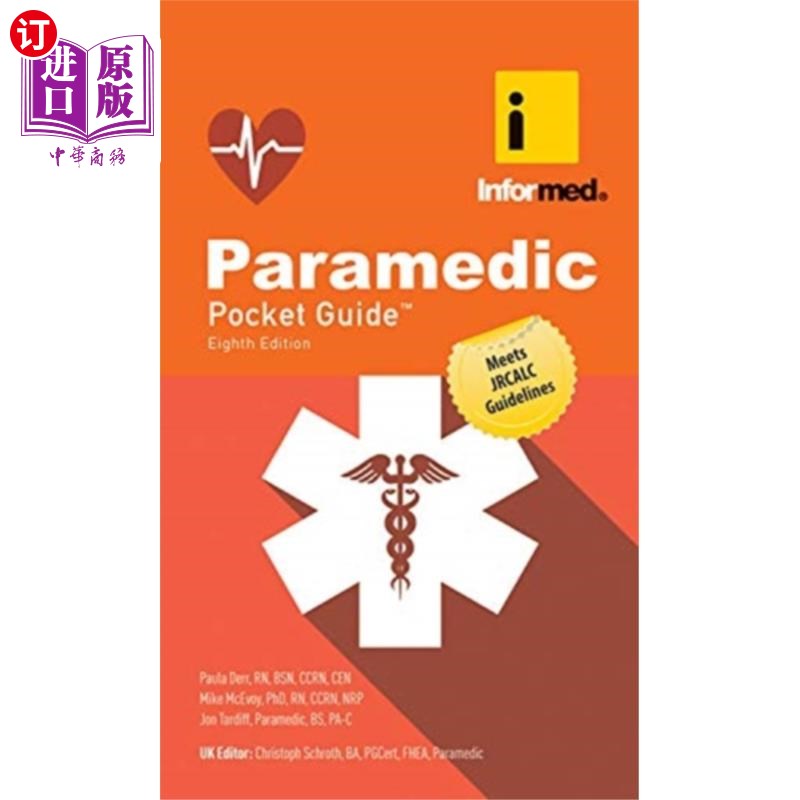海外直订医药图书Paramedic Pocket Guide (United Kingdom Edition)  护理人员的袖珍指南(联 合王国 版)
