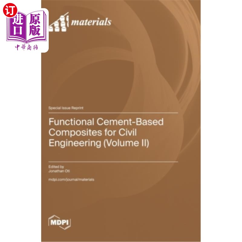 海外直订Functional Cement-Based Composites for Civil Engineering (Volume II) 土木工程用功能性水泥基复合材料(第二卷