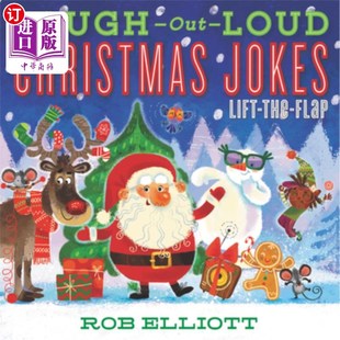 Christmas 大声笑出圣诞笑话：掀开盖子 Kids Out Loud Holiday Lift Jokes for 海外直订Laugh The Book Flap