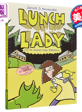 Lunch Lady 4 食堂阿姨4 Summer Camp Shakedown  图画图像小说 桥梁漫画书 小初文学英文 Jarrett J Krosoczka【中商原版】