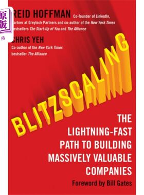 海外直订Blitzscaling 闪电缩放