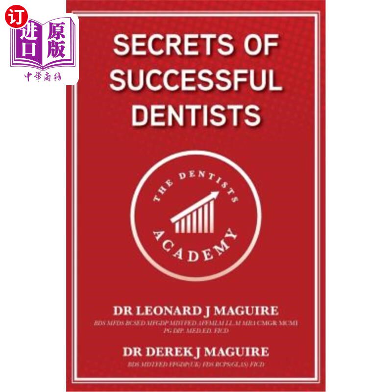 海外直订医药图书Secrets of Successful Dentists 成功牙医的秘密