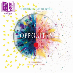 现货 对立的事物 Mariona Cabassa Opposites 英文原版 儿童科普绘本 知识百科图画书 精装进口童书 宇宙的对立力量【中商原版】