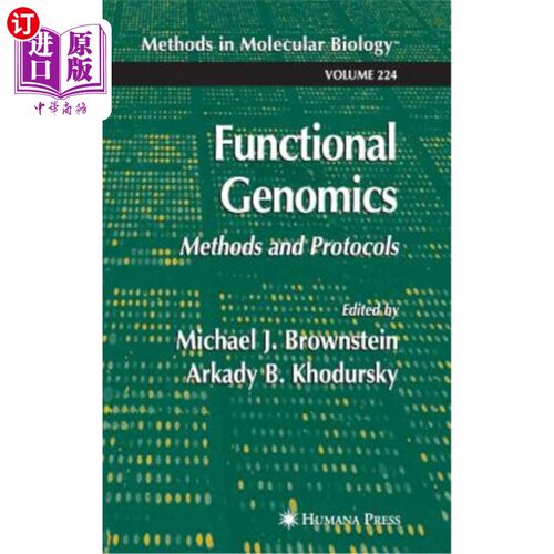 海外直订Functional Genomics: Methods and Protocols 功能基因组学:方法和协议