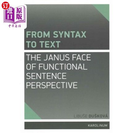 海外直订From Syntax to Text 从语法到文本