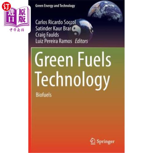 海外直订Green Fuels Technology: Biofuels 绿色燃料技术：生物燃料