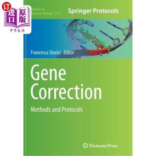 海外直订医药图书Gene Correction: Methods and Protocols 基因校正:方法和方案
