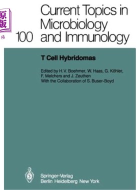 海外直订医药图书T Cell Hybridomas: A Workshop at the Basel Institute for Immunology T细胞杂交瘤:巴塞尔免疫学研究所