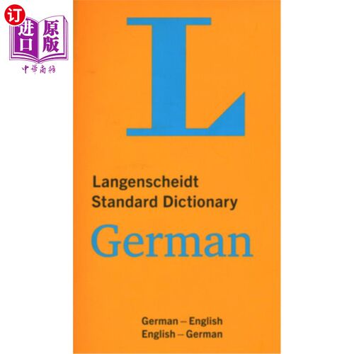 海外直订Langenscheidt Standard Dictionary German 朗根沙伊特标准德语词典