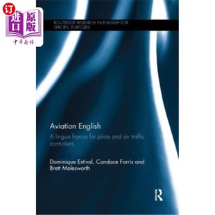海外直訂Aviation controllers for lingua 航空英語：飛行員和空中交通管制員 and air traffic pilots English franca