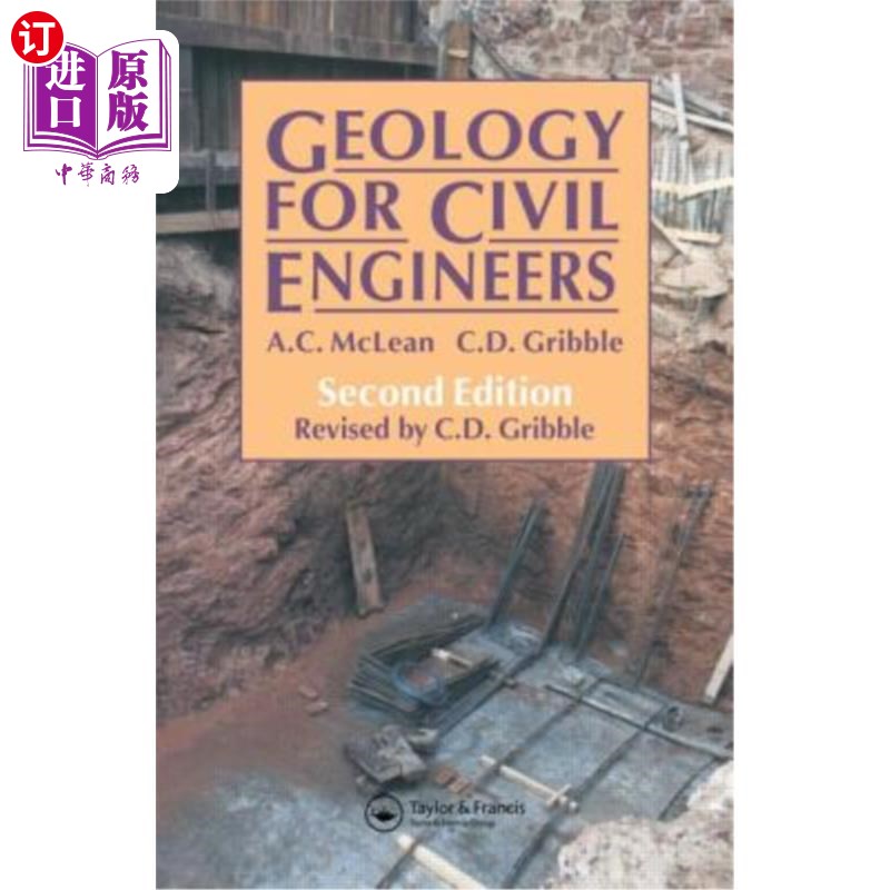 海外直订Geology for Civil Engineers 土木工程师地质学