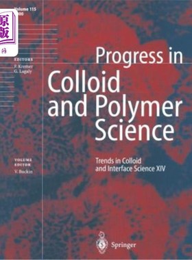 海外直订Trends in Colloid and Interface Science XIV 胶体与界面科学的发展趋势