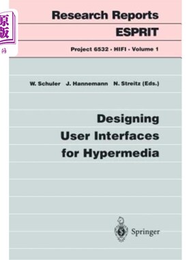 海外直订Designing User Interfaces for Hypermedia 为超媒体设计用户界面