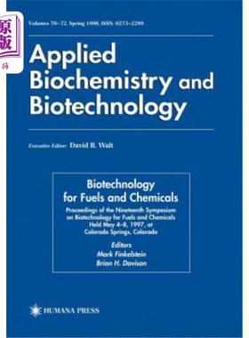 海外直订Biotechnology for Fuels and Chemicals: Proceedings of the Nineteenth Symposium o 燃料和化学品生物技术：5月4