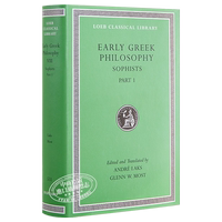 現(xiàn)貨 古希臘哲學(xué) 卷八 共九卷 Early Greek Philosophy Volume VIII Sophists Part 1 英文原版 Andre Laks【中商原版】
