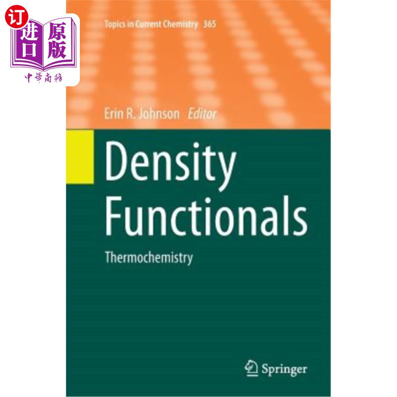 海外直订Density Functionals: Thermochemistry 密度泛函：热化学