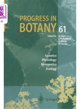 海外直订Progress in Botany: Genetics Physiology Systematics Ecology 植物学进展：遗传生理系统生态学