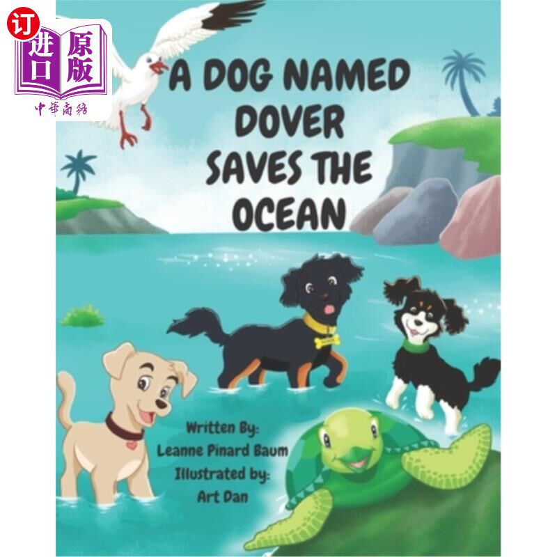 海外直订A Dog Named Dover Saves The Ocean 一只名叫多佛的狗拯救了海洋