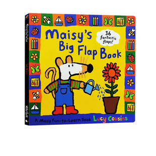 Flap Maisy 中商原版 Cousins 小鼠波波趣味翻翻书 儿童纸板书 进口原版 Book 英文原版 0岁到5岁 Lucy Big