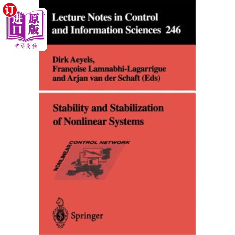 海外直订医药图书Stability and Stabilization of Nonlinear Systems 非线性系统的稳定性与镇定