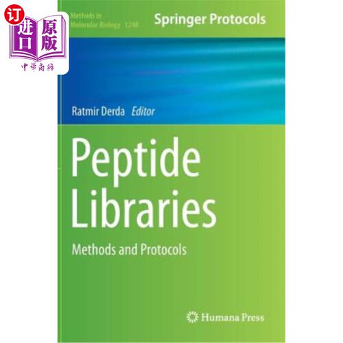 海外直订Peptide Libraries: Methods and Protocols 肽库：方法和方案