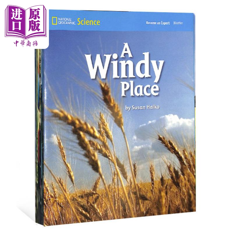 美国国家地理科学入门3级气候读本套装6册 National Geographic Science L3 Weather 蓝思值200-499L含音频7-12岁【中商原版?