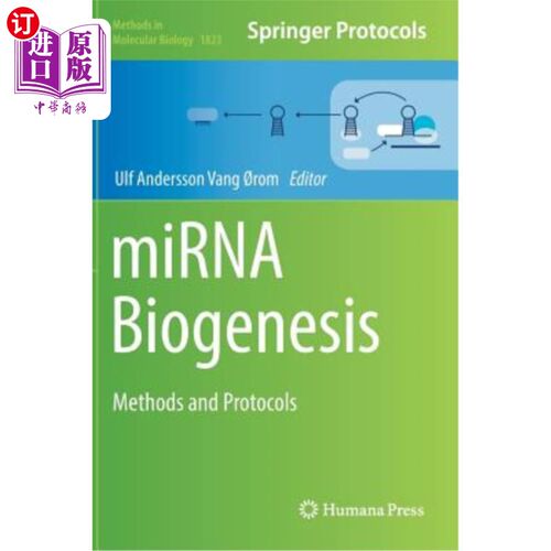海外直订医药图书Mirna Biogenesis: Methods and Protocols 小RNA生物发生：方法和方案