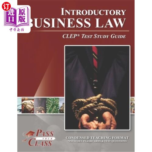 海外直订Introductory Business Law CLEP Test Study Guide 商法CLEP考试入门学习指南