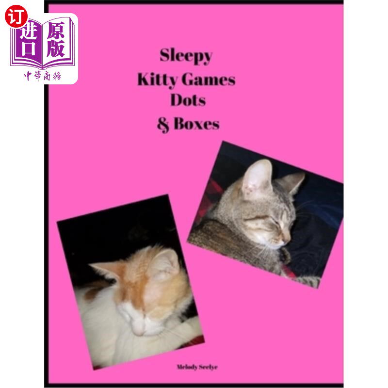 海外直订Sleepy Kitty Games: Dots and Boxes 睡猫小游戏：点和盒子