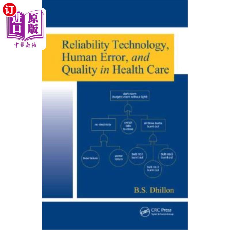 海外直订医药图书Reliability Technology, Human Error, and Quality in Health Care 医疗保健中的可靠性、技术、人为错误