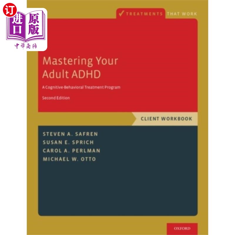 海外直订医药图书Mastering Your Adult ADHD 掌握你的成人多动症