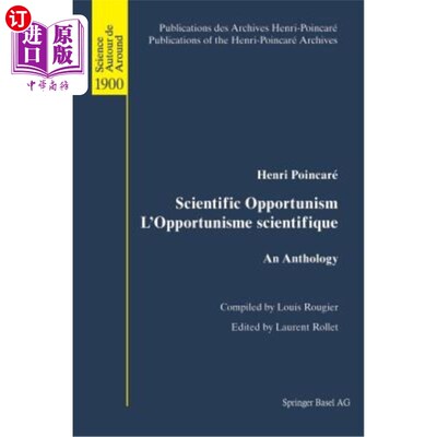 海外直订Scientific Opportunism l'Opportunisme Scientifique: An Anthology 科学机会主义：科学机会主义选集