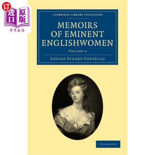 海外直订Memoirs of Eminent Englishwomen 英国杰出女性回忆录