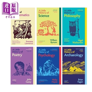 耶鲁小史系列 6本套装 数学史 科学史 哲学史 诗歌史 心理学史 考古学史 英文原版  Little Histories【中商原版】