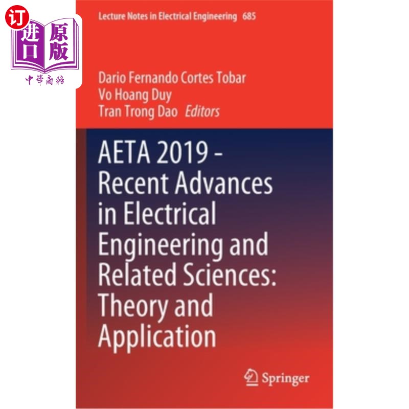 海外直订Aeta 2019 - Recent Advances in Electrical Engineering and Related Sciences: Theo Aeta 2019 -电气工程