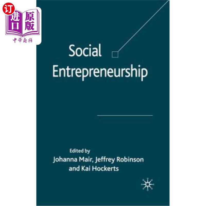 海外直订Social Entrepreneurship 社会企业家精神